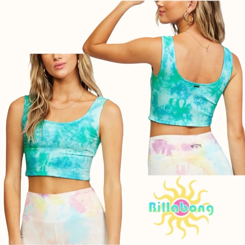 Billabong tie dye size small crop top